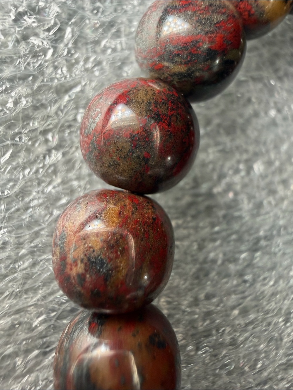 Beautiful 9MM Iddingsite Natural Crystal Bracelet